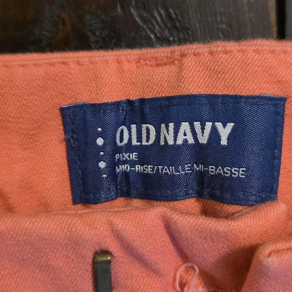 Old Navy Women's Pixie Pants - Warm Terracotta - Picture 5 of 5